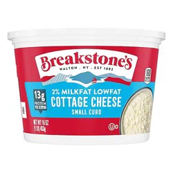 Breakstones Cottage Cheese Small Curd 2% Milkfat Lowfat - 16 Oz