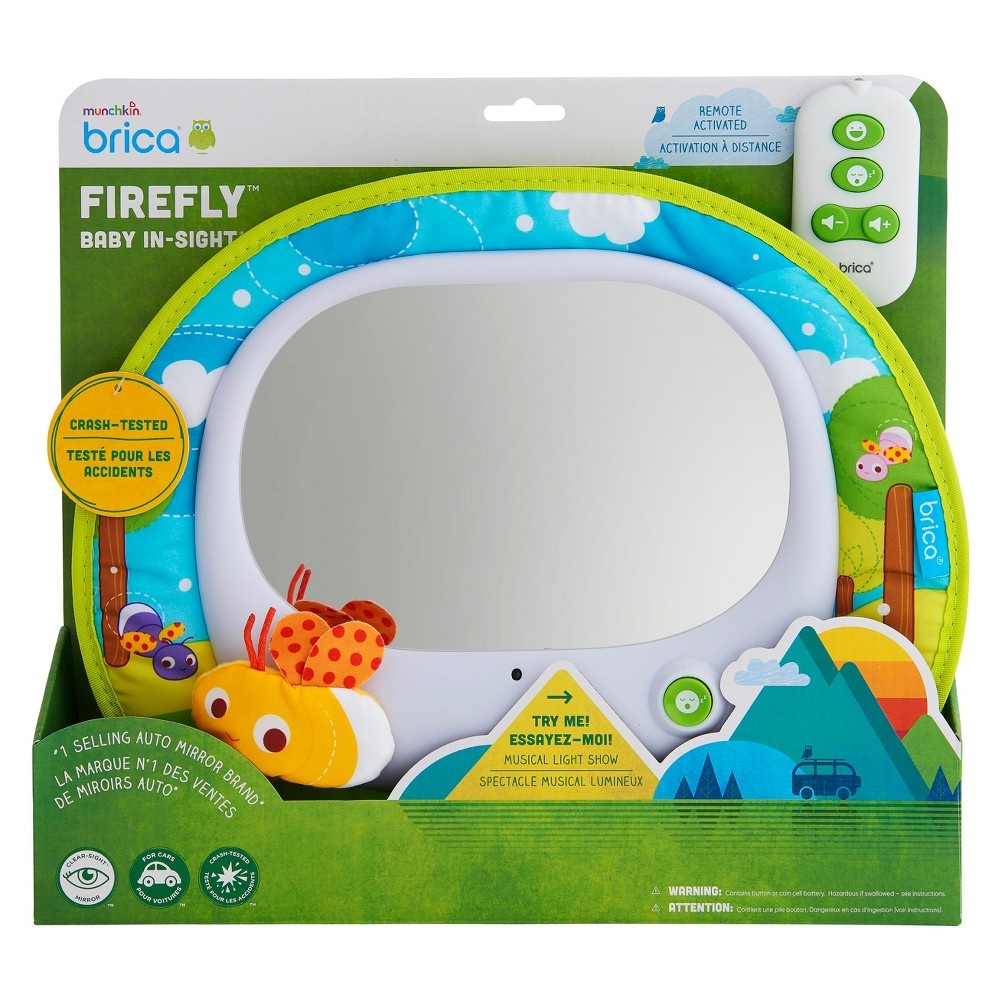 slide 2 of 6, Brica Firefly Baby-In-Sight Mirror, 1 ct