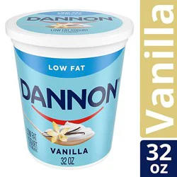 Dannon Low Fat Vanilla Yogurt - 32 Oz