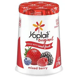 Yoplait Original Yogurt Low Fat Mixed Berry - 6 Oz