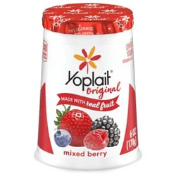 Yoplait Original Yogurt Low Fat Mixed Berry - 6 Oz