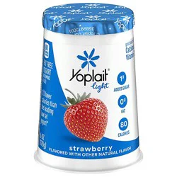 Yoplait Light Yogurt Fat Free Strawberry - 6 Oz