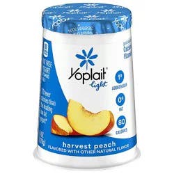 Yoplait Light Yogurt Fat Free Harvest Peach - 6 Oz