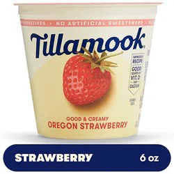 Tillamook Good & Creamy Oregon Strawberry Low-Fat Yogurt - 6 Oz