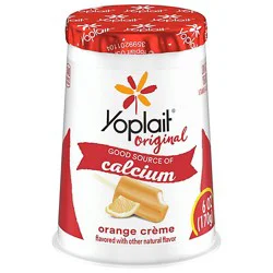 Yoplait Original Yogurt Low Fat Orange Creme - 6 Oz