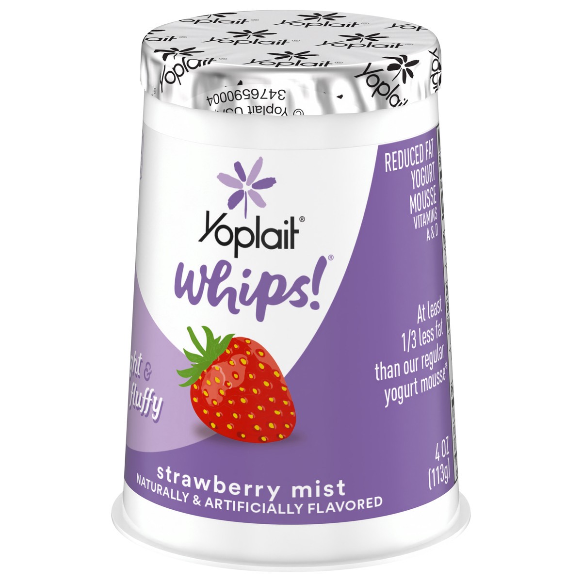 slide 7 of 14, Yoplait Whips! Yogurt Mousse Low Fat Strawberry Mist - 4 Oz, 4 oz