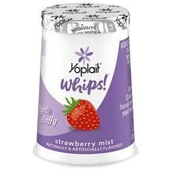 Yoplait Whips! Yogurt Mousse Low Fat Strawberry Mist - 4 Oz