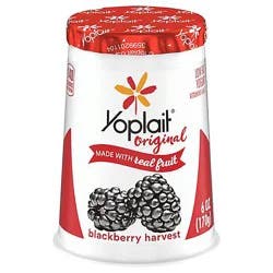 Yoplait Original Yogurt Low Fat Blackberry Harvest - 6 Oz