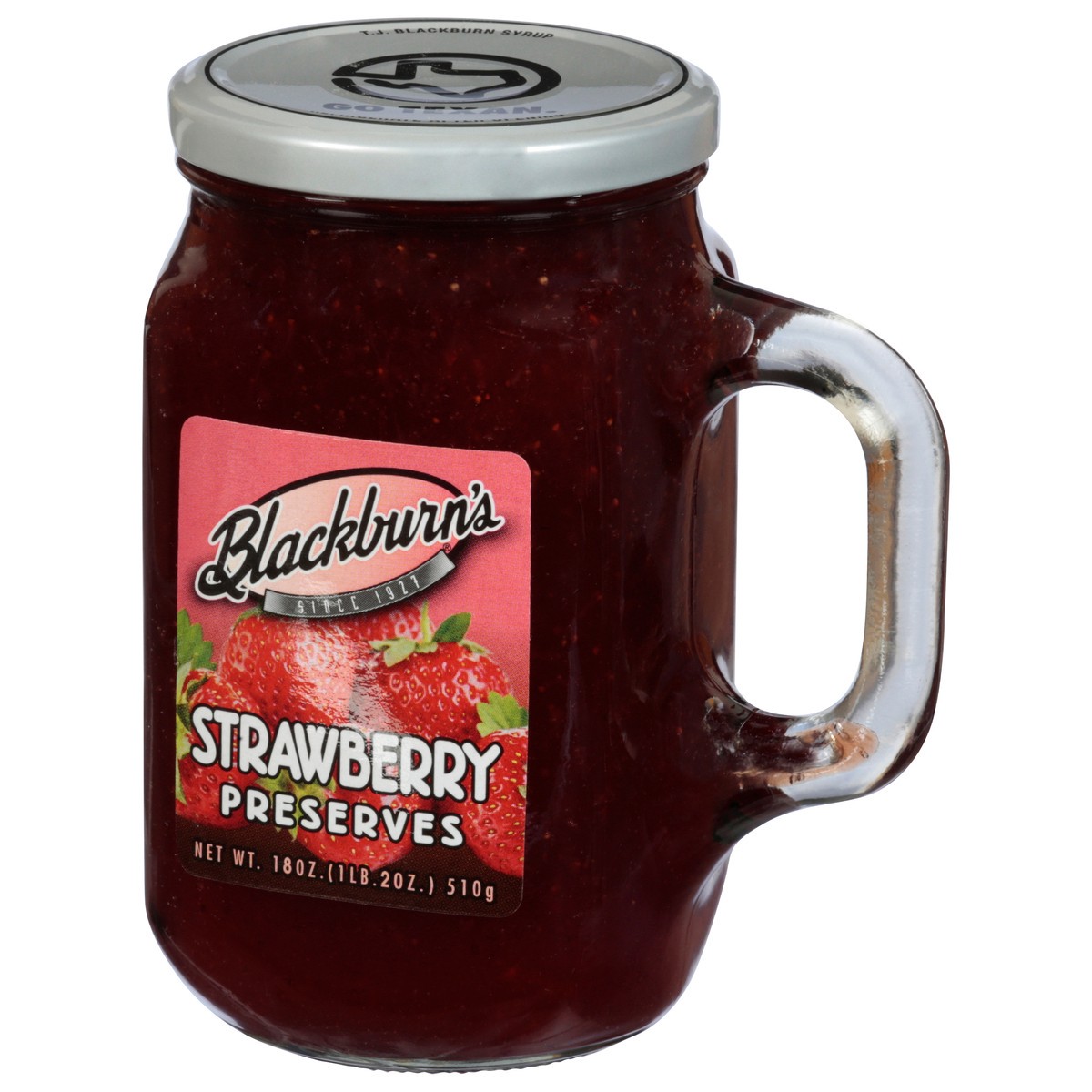 slide 13 of 13, Blackburn-Made Strawberry Preserves, 18 oz