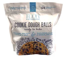 Teddy V Patisserie Chocolate Chip & Walnut Chocolate Chip Cookie Dough Balls