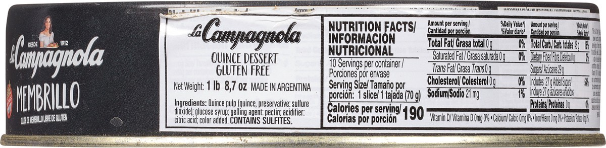 slide 3 of 9, La Campagnola Quince Dessert Membrillo 24.7 oz, 24.7 oz