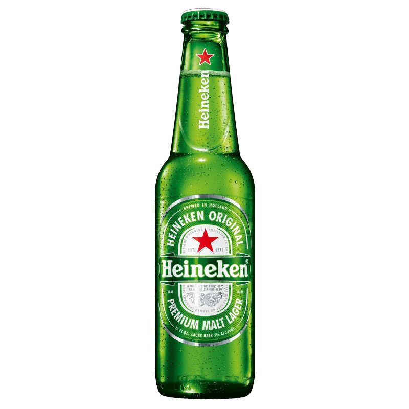 slide 2 of 6, Heineken Original Lager Beer - 12pk/12 fl oz Bottles, 12 ct; 12 fl oz