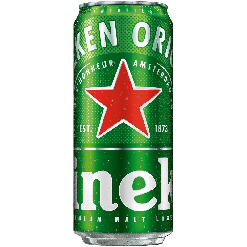 slide 2 of 7, Heineken Original Lager Beer - 12pk/12 fl oz Cans, 12 ct; 12 fl oz