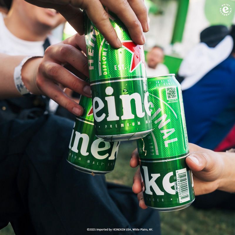 slide 6 of 9, Heineken Original Lager Beer - 12pk/12 fl oz Cans, 12 ct; 12 fl oz