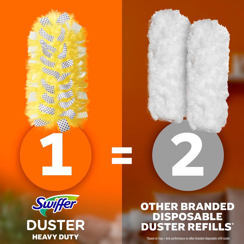 slide 12 of 16, Swiffer Dusters Heavy Duty Extendable Handle and Duster Refill Dusting Kit - 4ct, 4 ct