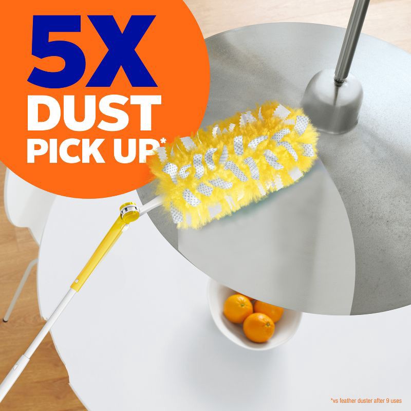 slide 4 of 16, Swiffer Dusters Heavy Duty Extendable Handle and Duster Refill Dusting Kit - 4ct, 4 ct