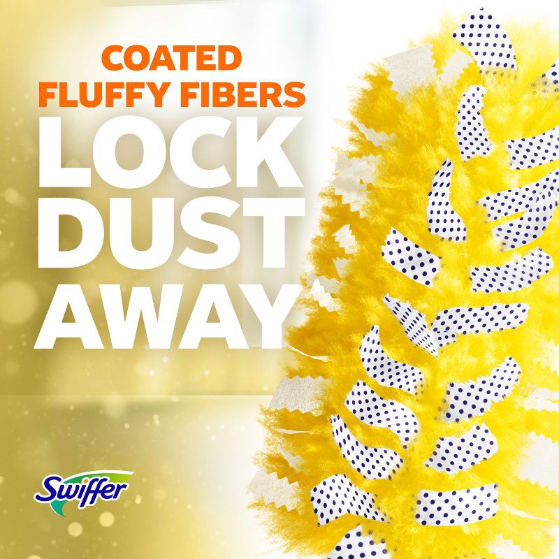 slide 10 of 16, Swiffer Dusters Heavy Duty Extendable Handle and Duster Refill Dusting Kit - 4ct, 4 ct