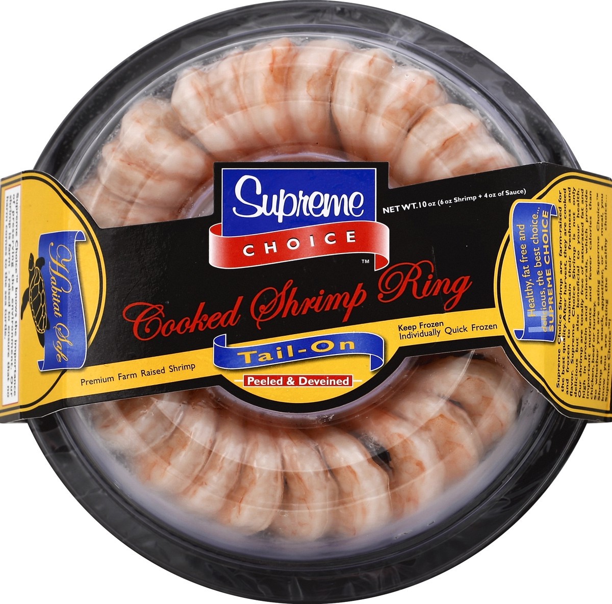 slide 1 of 3, Supreme Choice Shrimp Ring 10 oz, 10 oz