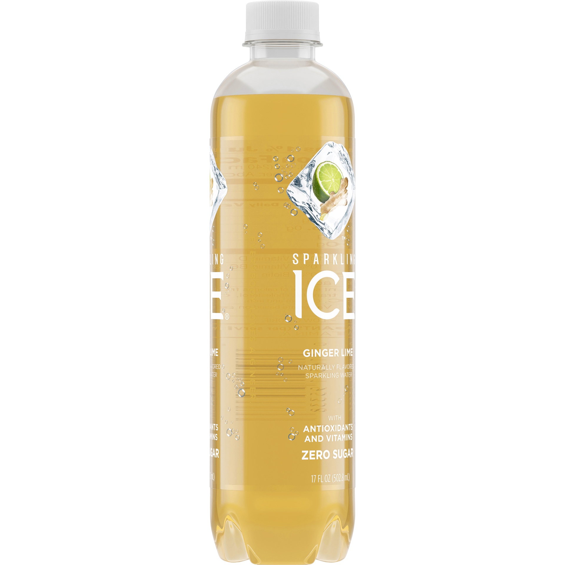 slide 3 of 6, Sparkling ICE Ginger Lime Bottle, 17 fl oz