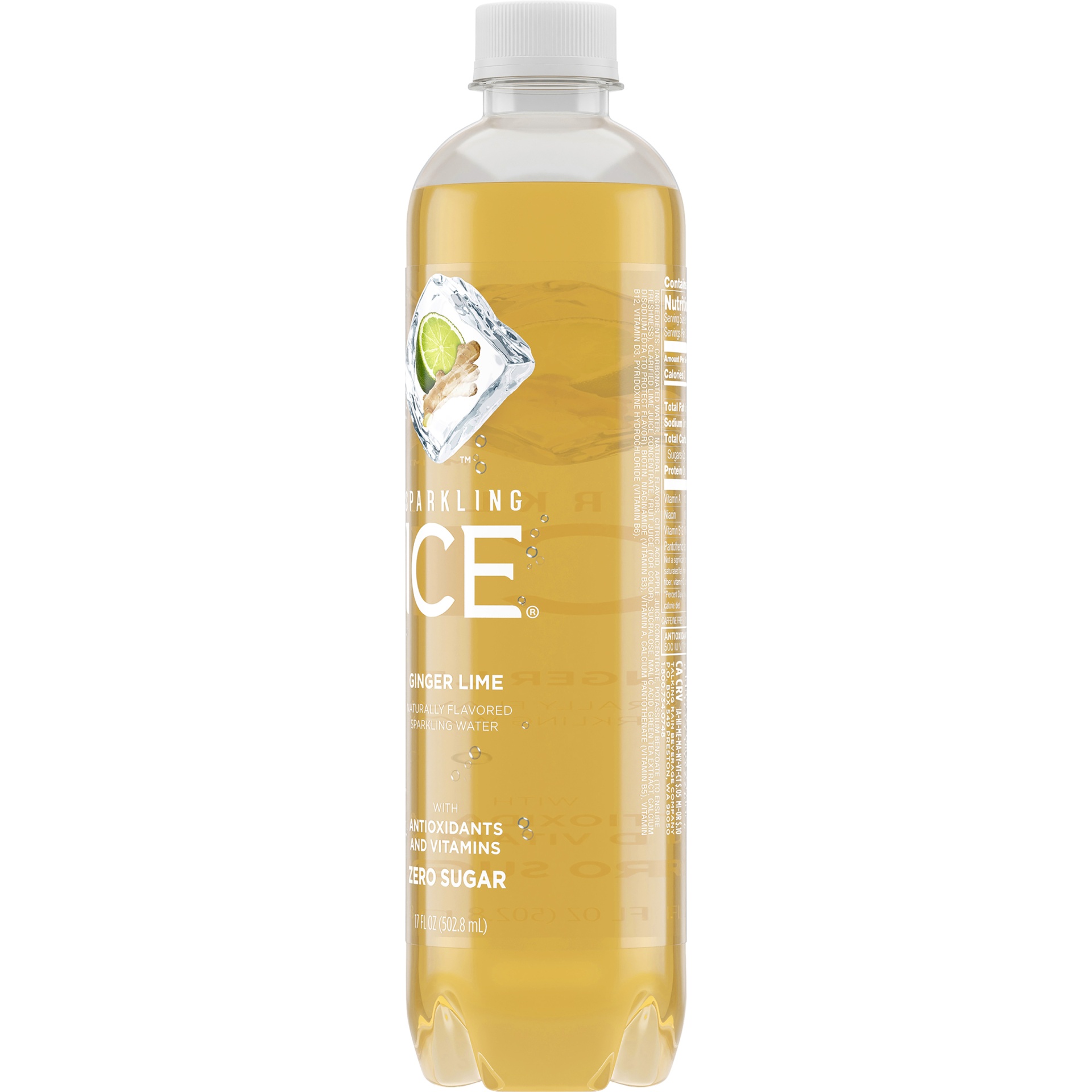 slide 4 of 6, Sparkling ICE Ginger Lime Bottle, 17 fl oz