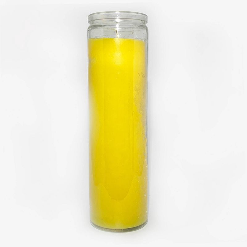 slide 2 of 3, Jar Candle Yellow 11.3oz - Continental Candle: Sanctuary Series, Paraffin Wax, 100hr Burn Time, Glass Container, 11.3 oz