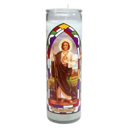 Jar Candle San Judas Tadeo White - Continental Candle