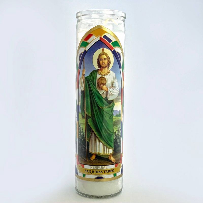 slide 2 of 4, Jar Candle San Judas Tadeo White Vanilla - Continental Candle, 1 ct