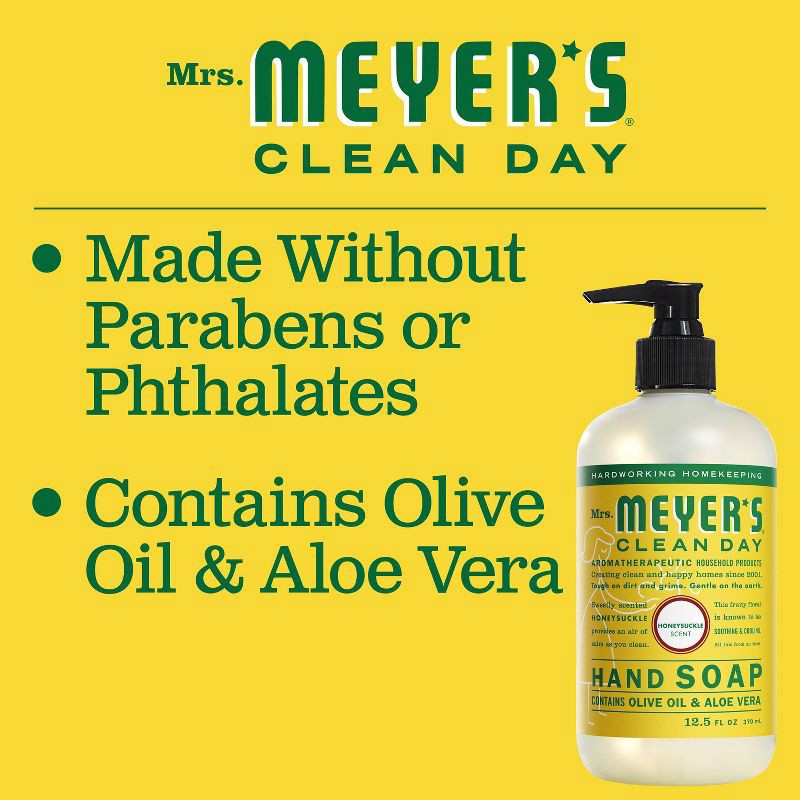 slide 4 of 6, Mrs. Meyer's Clean Day Liquid Hand Soap - Honeysuckle - 12.5 fl oz, 12.5 fl oz