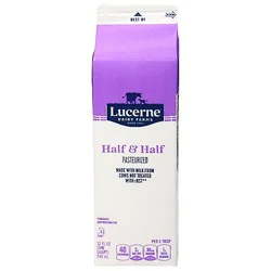 Lucerne Half And Half Pasteurized - 32 Fl. Oz.