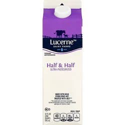 Lucerne Half & Half Ultra-Pasteurized - 32 Fl. Oz.