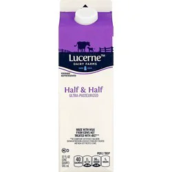Lucerne Half & Half Ultra-Pasteurized - 32 Fl. Oz.