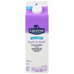 Lucerne Half & Half Ultra-Pasteurized Fat Free - 32 Fl. Oz.
