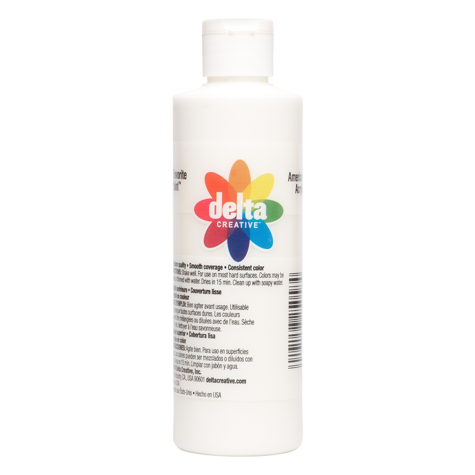 slide 1 of 2, Delta Ceramcoat Acrylic Paint - White, 8 oz