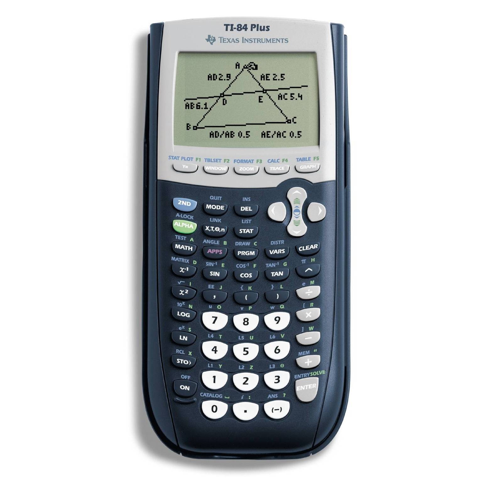 slide 1 of 3, Texas Instruments Graphing Calculator - Black (TI-84+), 1 ct