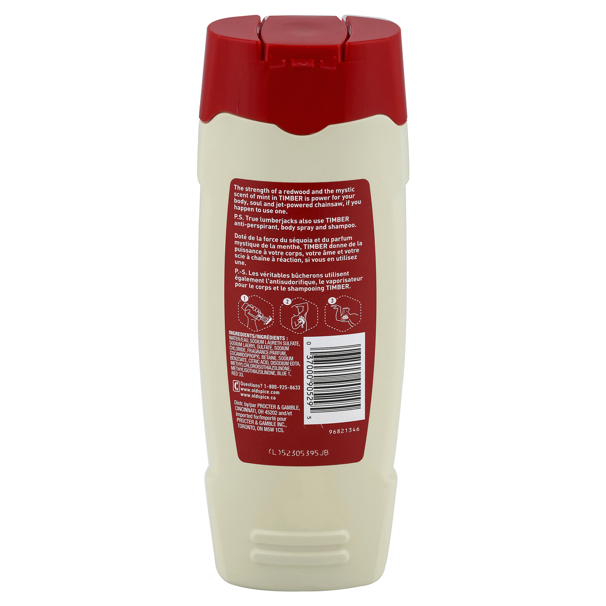 slide 2 of 2, Old Spice Fresher Collection Timber Body Wash, 16 fl oz