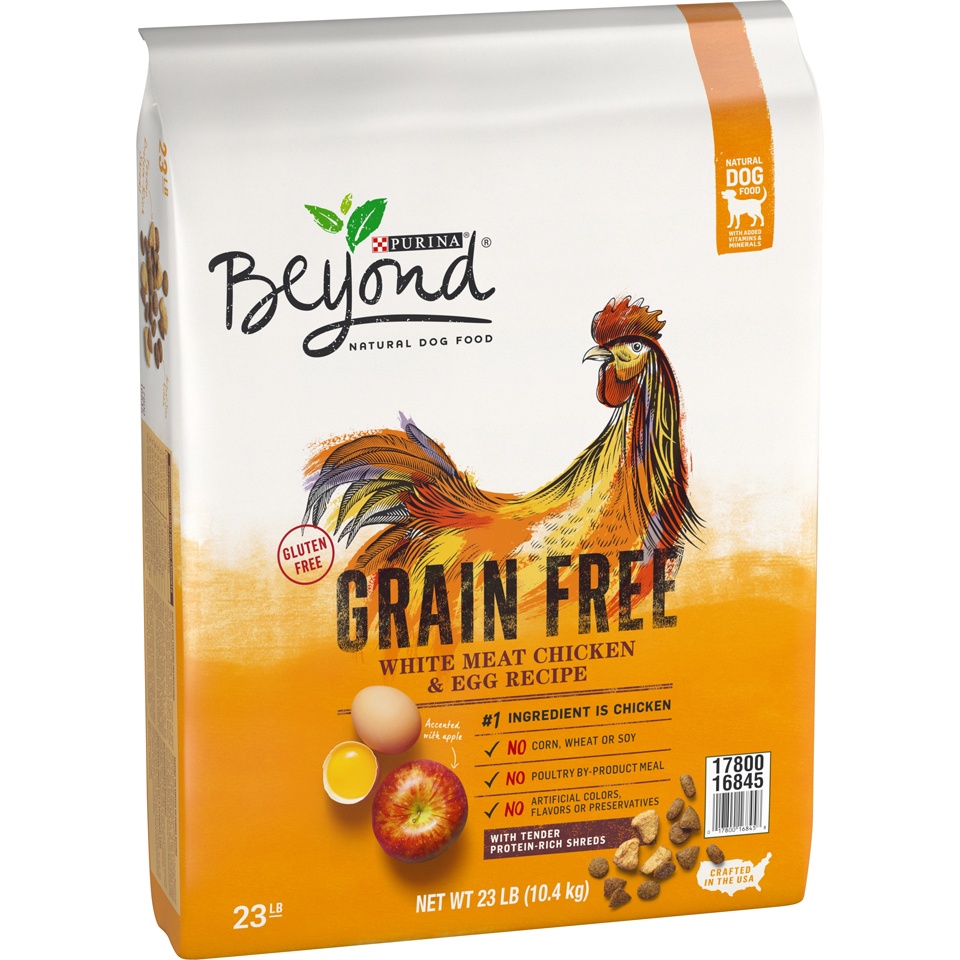 slide 2 of 9, Purina Beyond Grain Free White Meat Chicken & Egg Recipe Dry Dog Food, 23 lb