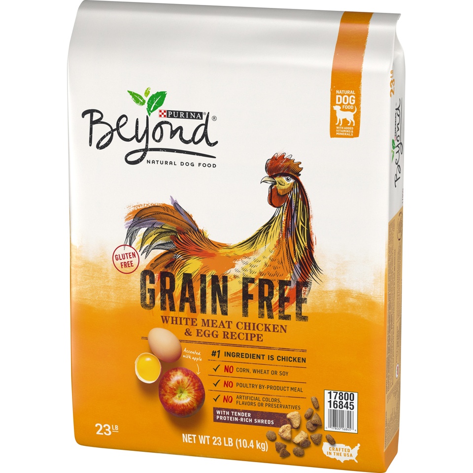 slide 3 of 9, Purina Beyond Grain Free White Meat Chicken & Egg Recipe Dry Dog Food, 23 lb