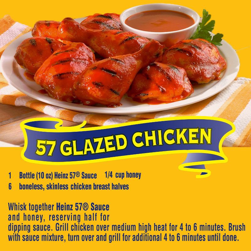 slide 7 of 11, Heinz 57 Steak Sauce - 10oz, 10 oz