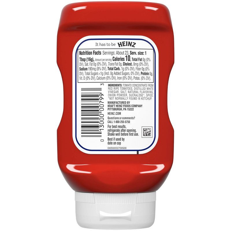 slide 11 of 13, Heinz Tomato Ketchup Reduced Sugar - 13oz, 13 oz