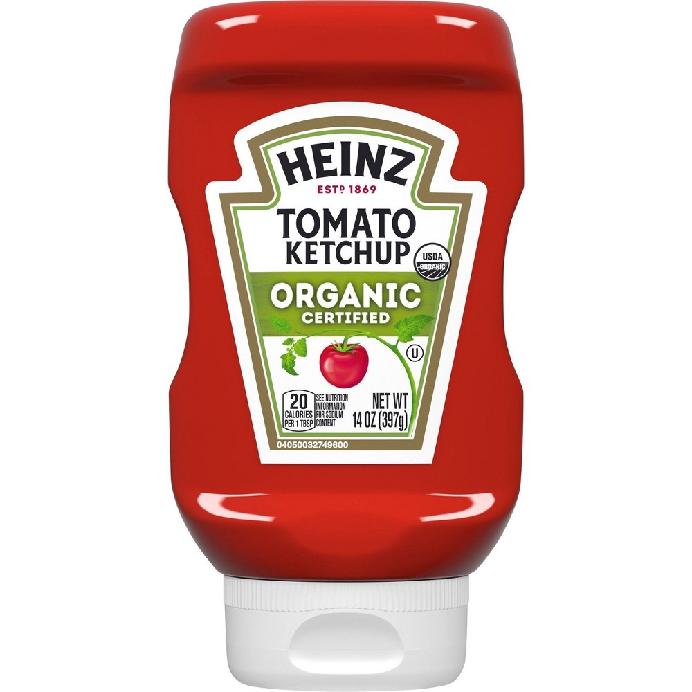 slide 7 of 13, Heinz Organic Tomato Ketchup - 14oz, 14 oz
