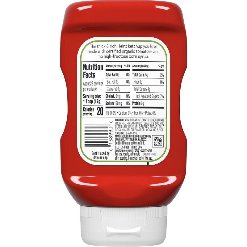 slide 11 of 13, Heinz Organic Tomato Ketchup - 14oz, 14 oz