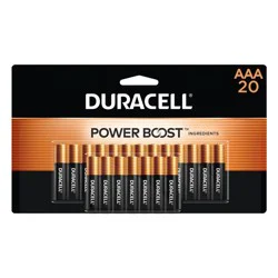 Duracell Coppertop AAA Batteries - 20pk Alkaline Battery