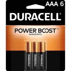 Duracell Coppertop AAA Batteries - 6pk Alkaline Battery