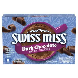 Swiss Miss Dark Chocolate Hot Cocoa Mix - 8ct