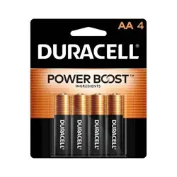 Duracell Coppertop AA Batteries - 4pk Alkaline Battery