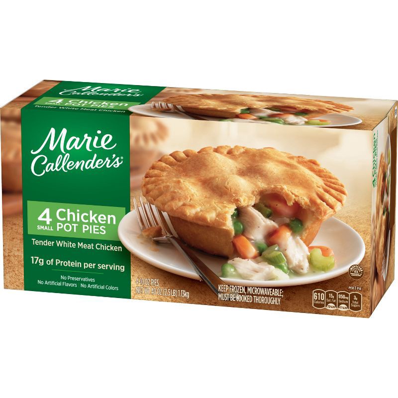 slide 2 of 5, Marie Callender's Frozen Chicken Pot Pie - 4ct/40oz, 4 ct, 40 oz