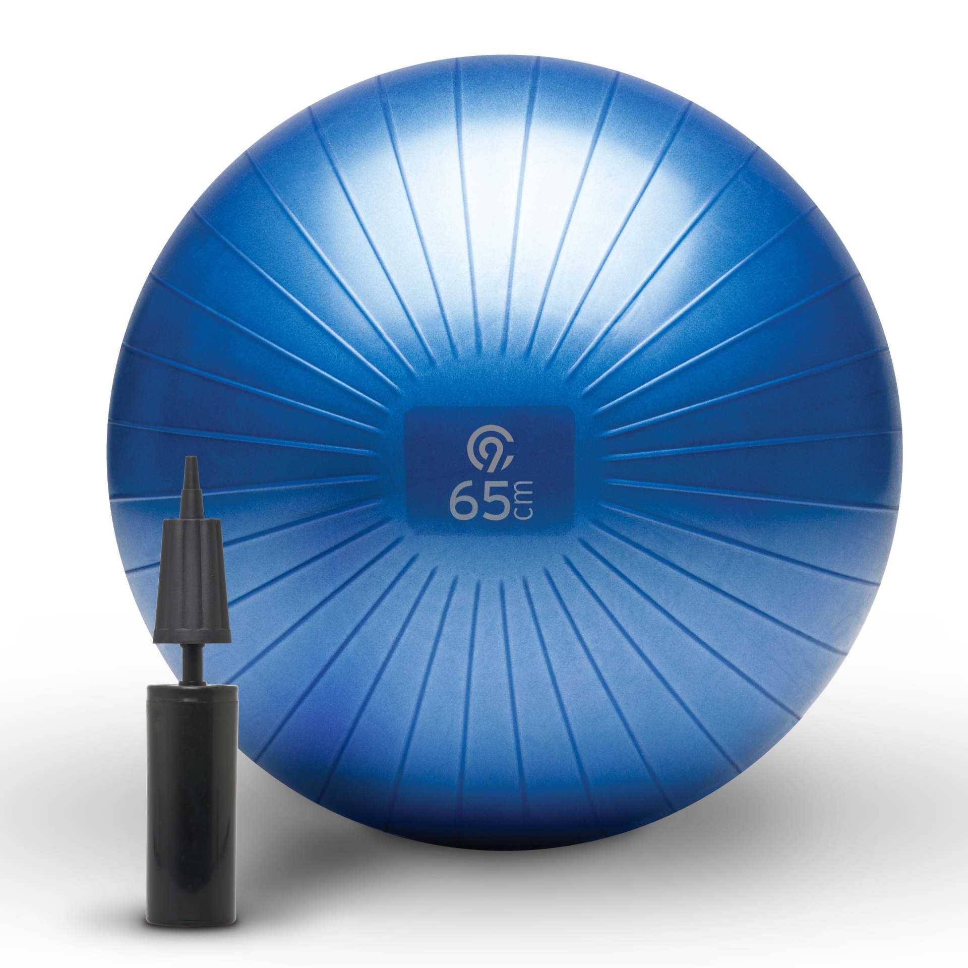 slide 1 of 3, C9 Champion Exercise Ball with Pump - Blue, 1 ct