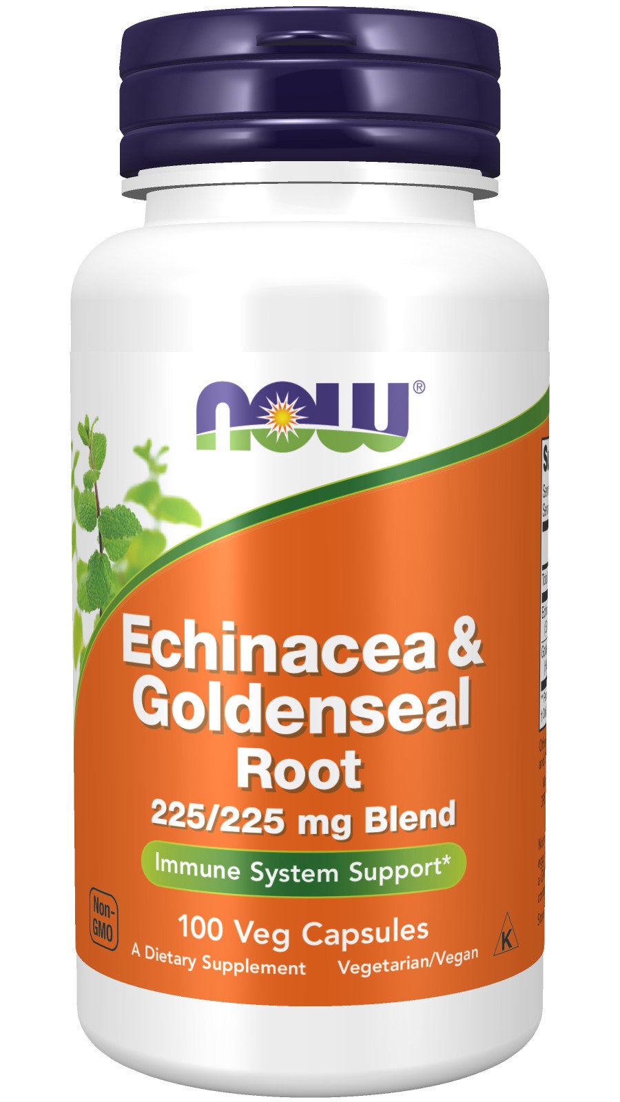 slide 1 of 4, NOW Supplements Echinacea & Goldenseal Root - 100 Veg Capsules, 100 ct