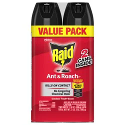 Raid Outdoor Fresh Ant/Roach Killer 2Pk