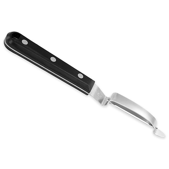 slide 1 of 1, Craft Kitchen CraftKitchen Heavy Duty Stainless Steel Peeler - Black/Silver, 1 ct